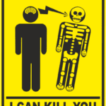 9137, Warning, Sign, I can kill you with my brain