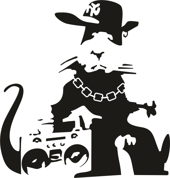 9166, Banksy, Gangsta Rat
