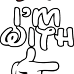 8522, Im with him, Mickey mouse, Minnie mouse, Hand, Couple